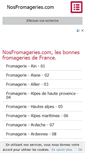 Mobile Screenshot of nosfromageries.com